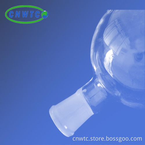 Glass Erlenmeyer Flask and Round Bottom Flask for Laboratory Use